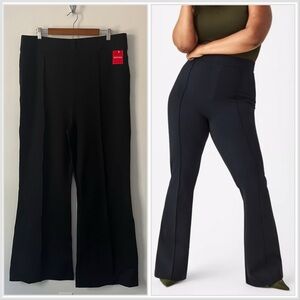 NEW Spanx The Perfect Black Pant Hi Rise Flare Pull On Slimming 3X